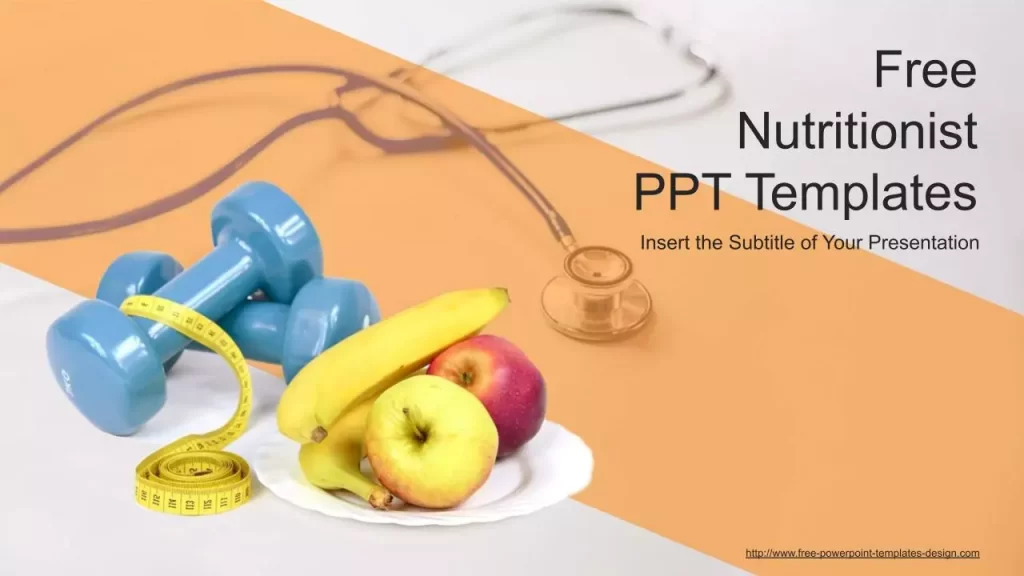 Dieta y Nutrición Plantilla PowerPoint