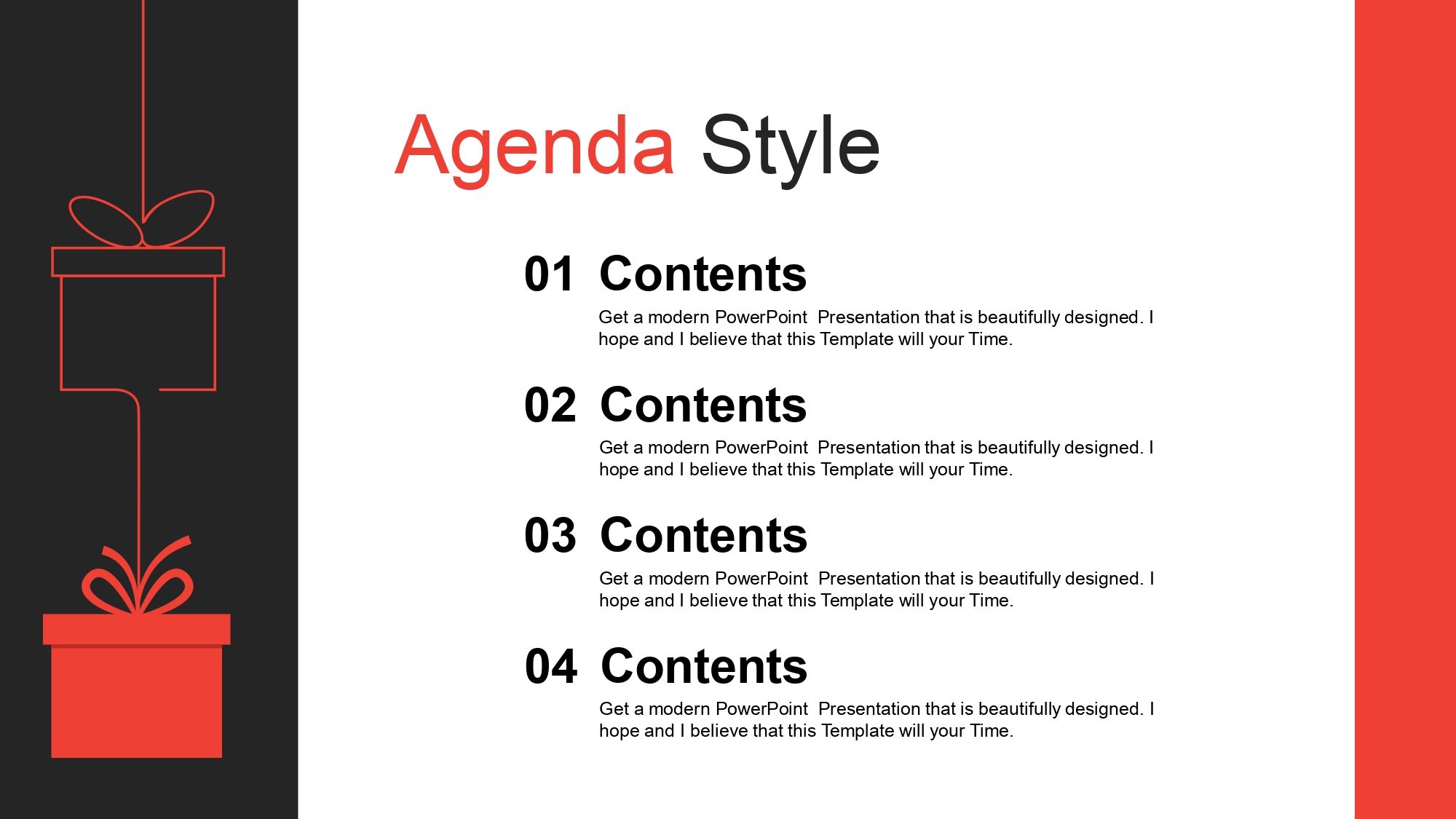 Diseño Navideño Plantilla PowerPoint