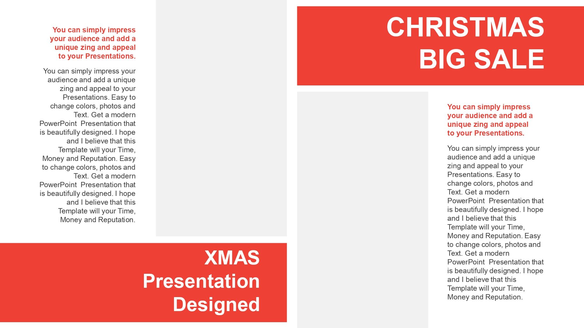 Diseño Navideño Plantilla PowerPoint