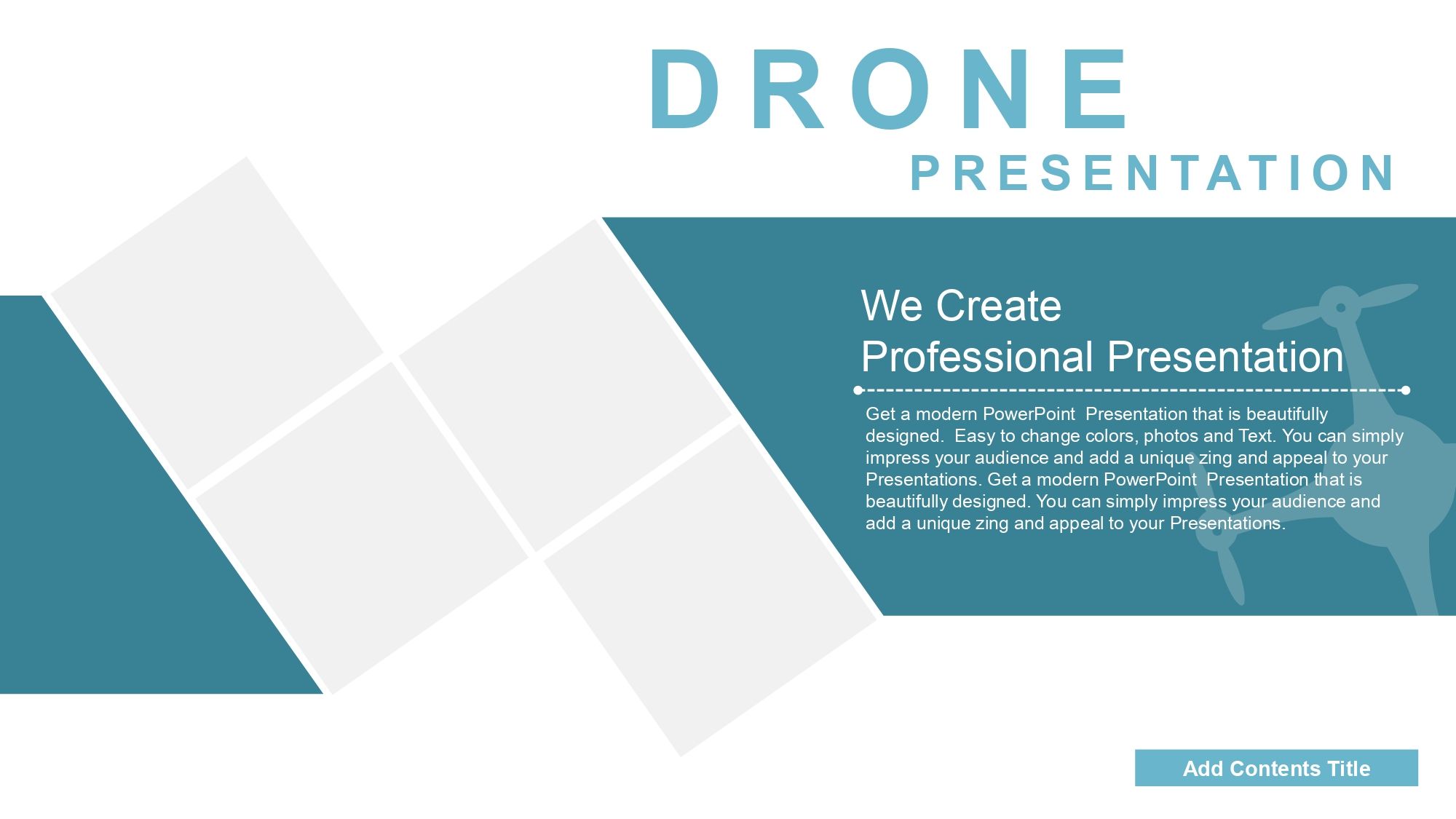 Drones Plantilla PowerPoint