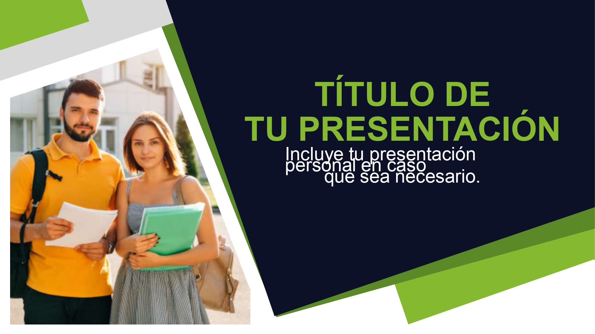 Estudiantes Plantilla PowerPoint