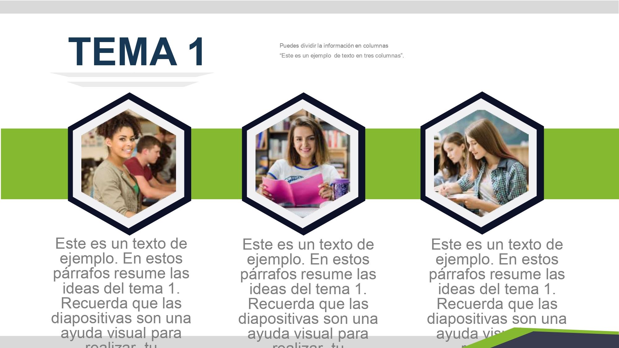 Estudiantes Plantilla PowerPoint