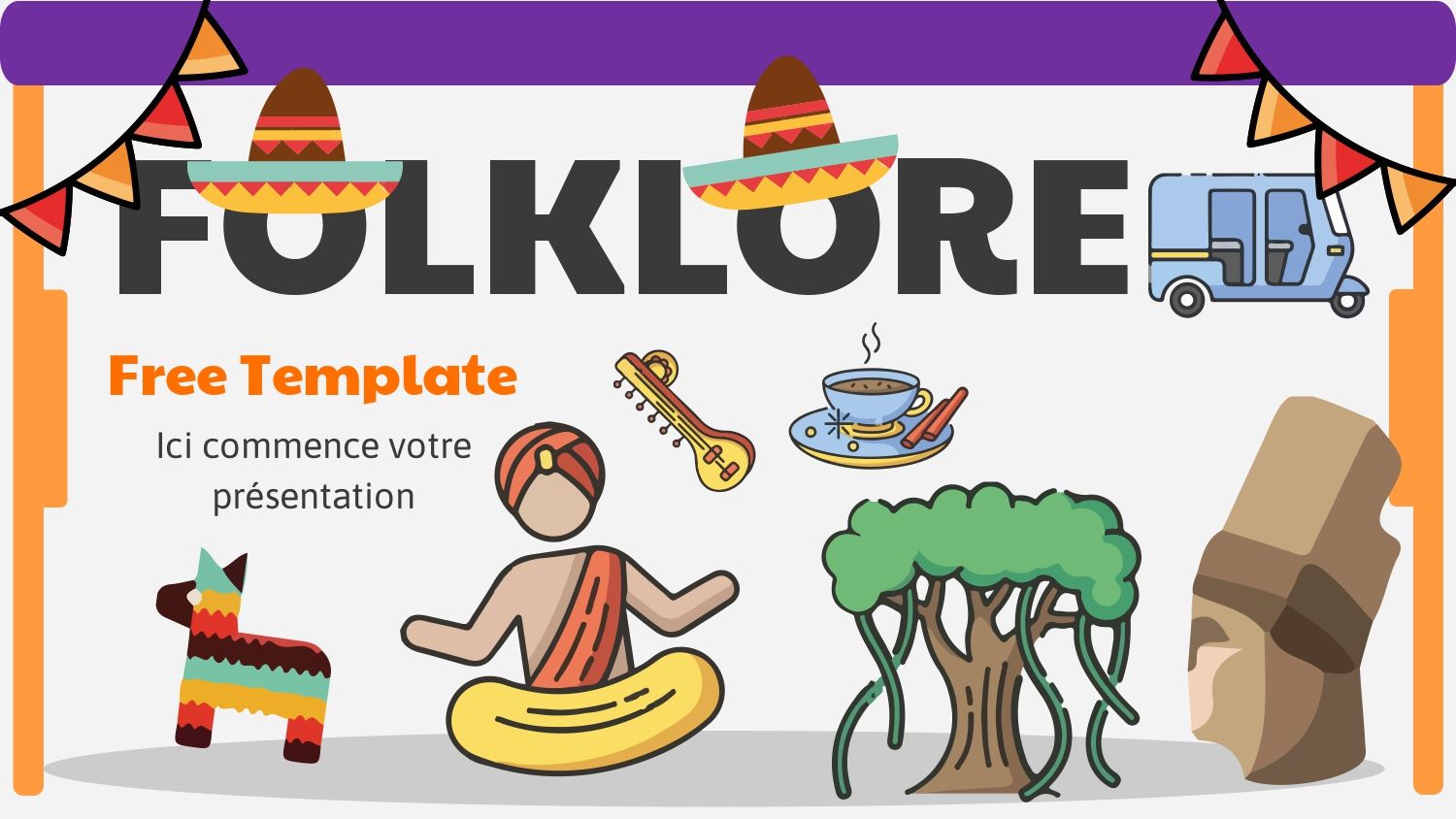 Folclor Plantilla PowerPoint