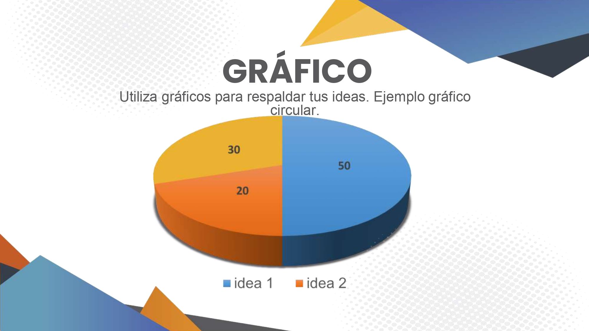Formas Azules Plantilla PowerPoint