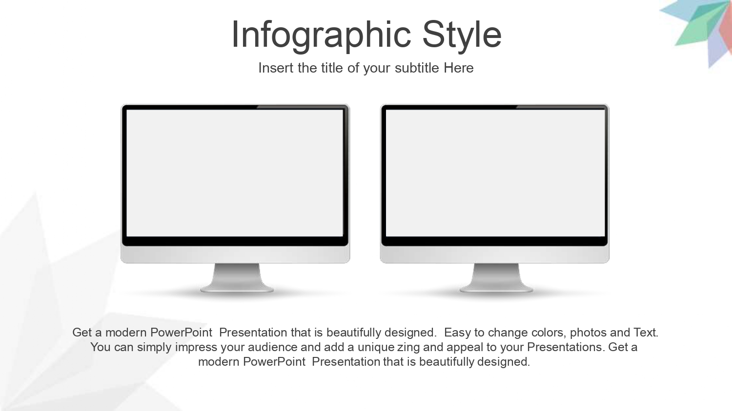Hojas Abstractas Plantilla PowerPoint