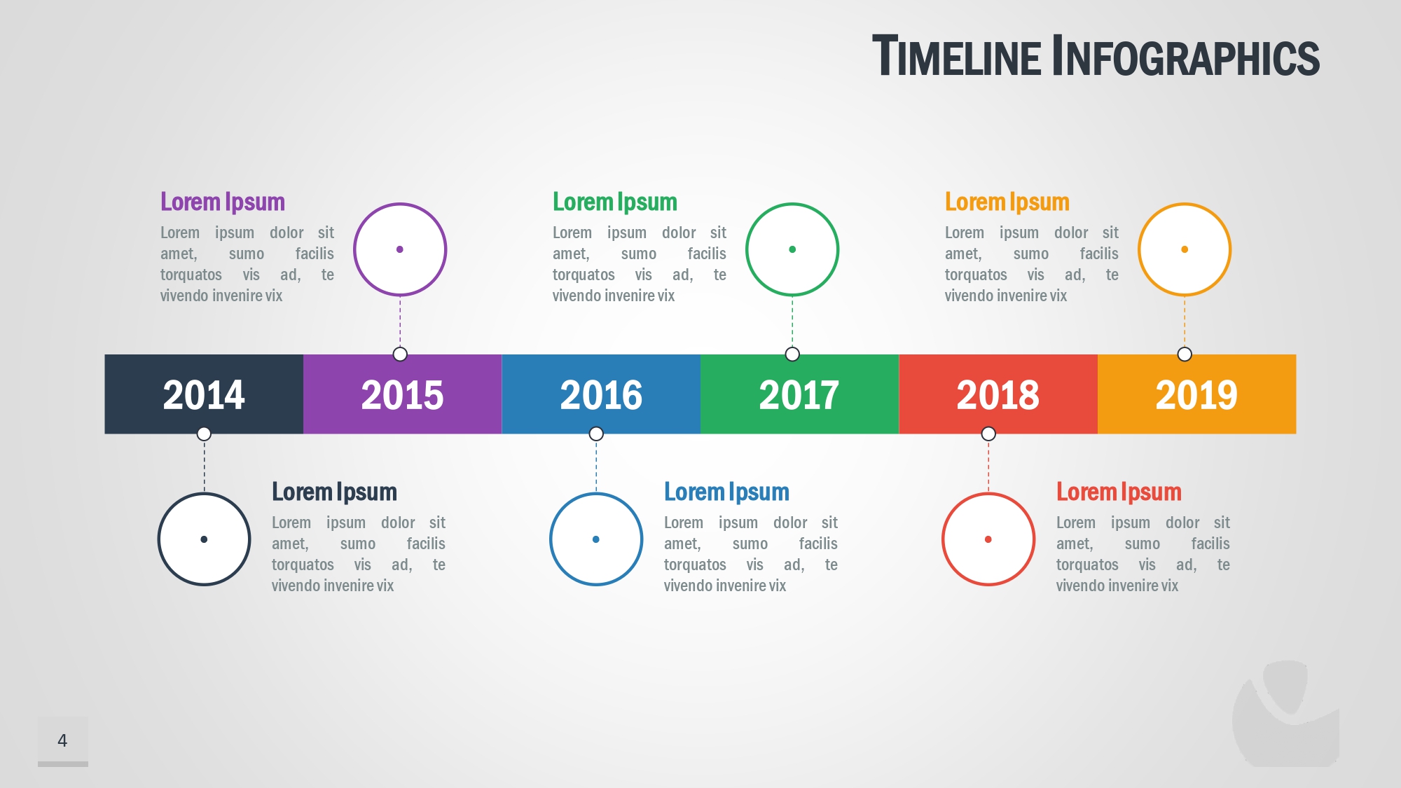 Líneas de Tiempo para PowerPoint