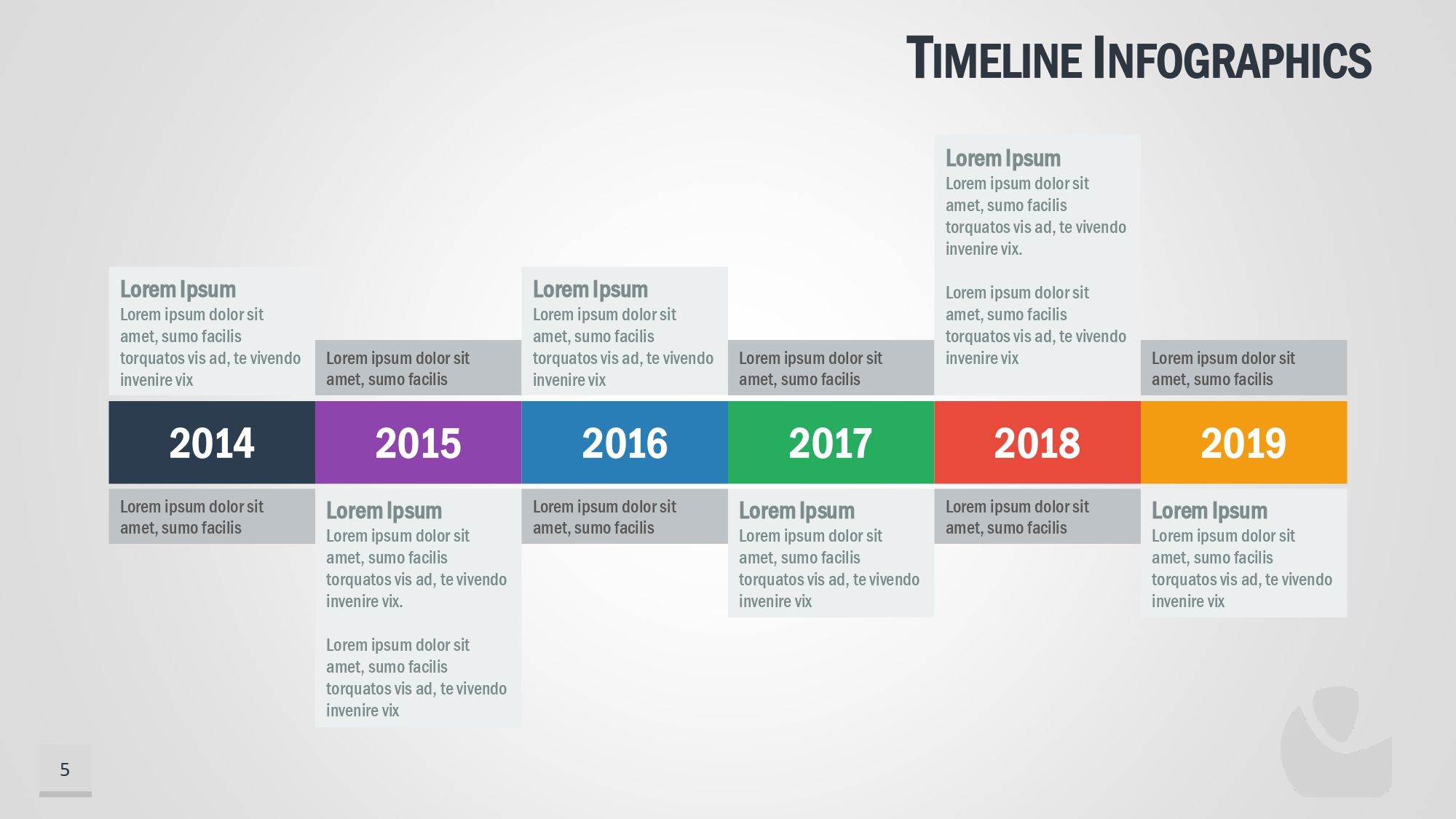 Líneas de Tiempo para PowerPoint