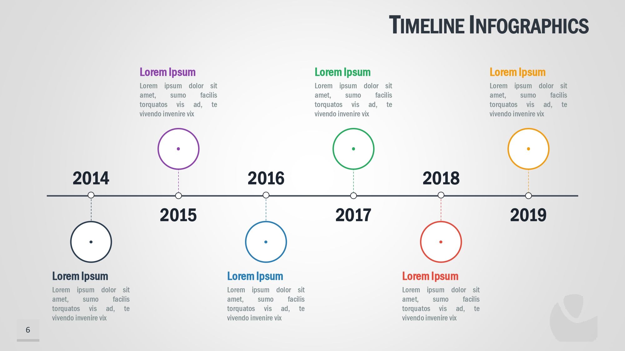 Líneas de Tiempo para PowerPoint