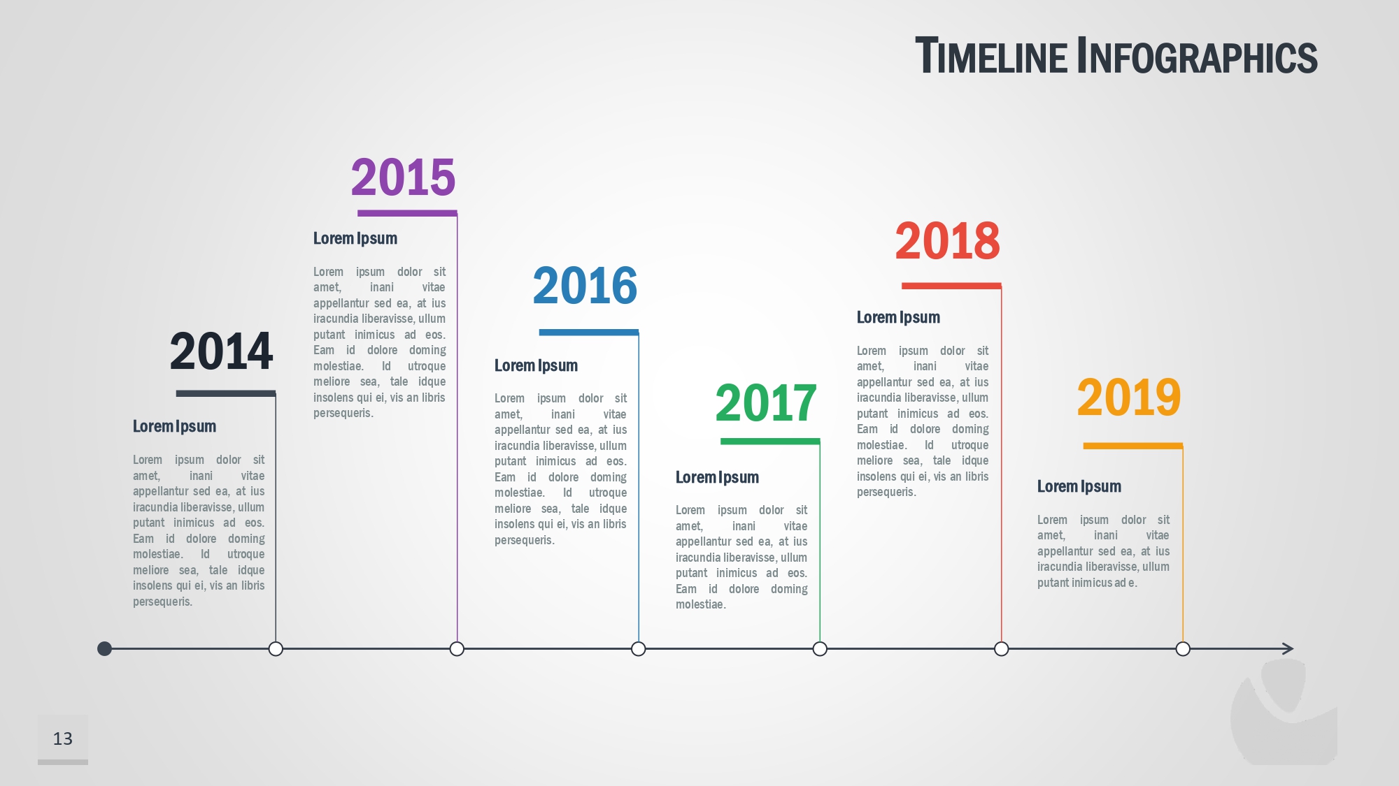 Líneas de Tiempo para PowerPoint