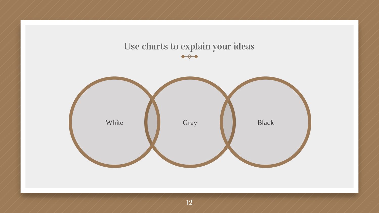 Marco Marrón Plantilla PowerPoint