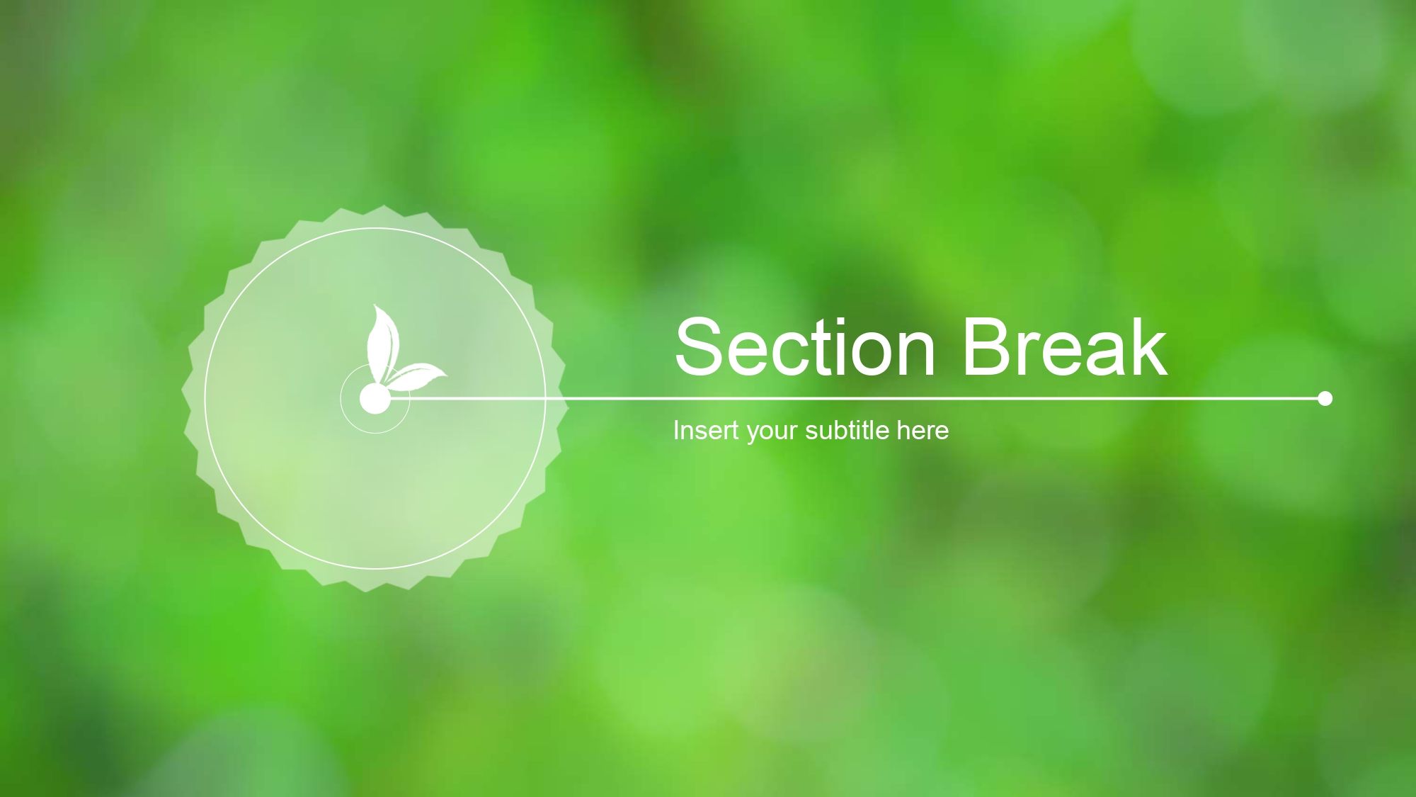 Medio Ambiente Plantilla PowerPoint