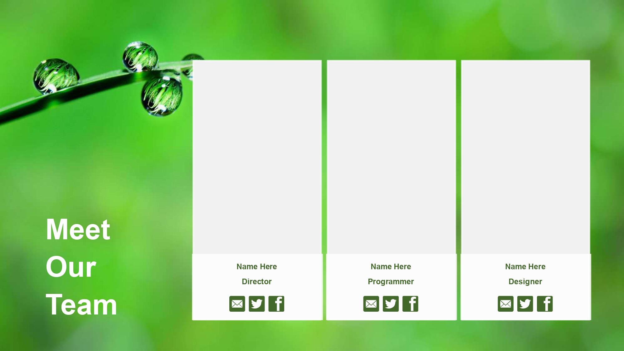 Medio Ambiente Plantilla PowerPoint