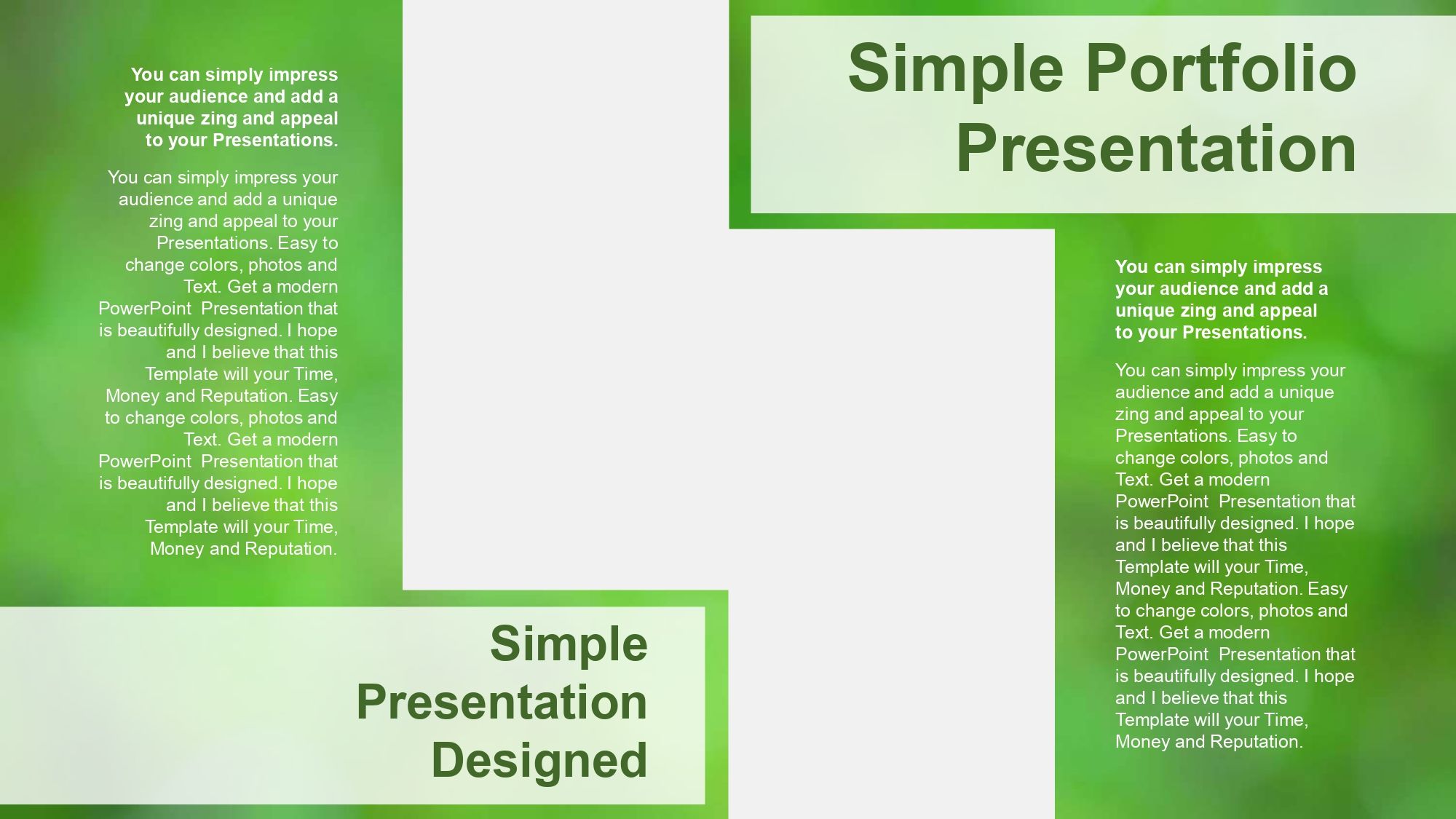 Medio Ambiente Plantilla PowerPoint