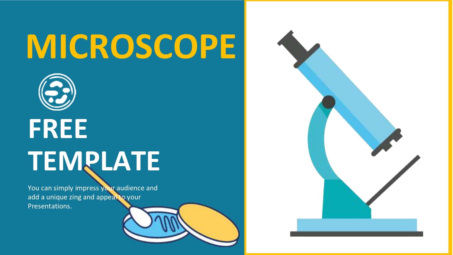 Microscopio Plantilla PowerPoint