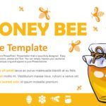 Miel de Abeja Plantilla PowerPoint