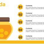Miel de Abeja Plantilla PowerPoint