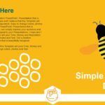 Miel de Abeja Plantilla PowerPoint