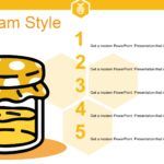 Miel de Abeja Plantilla PowerPoint