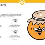 Miel de Abeja Plantilla PowerPoint