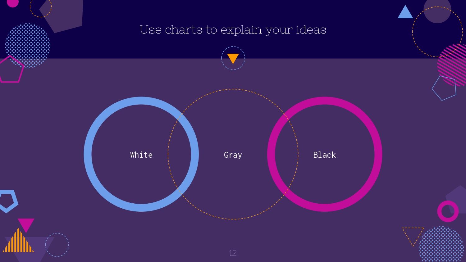 Morado Dinámico Plantilla PowerPoint