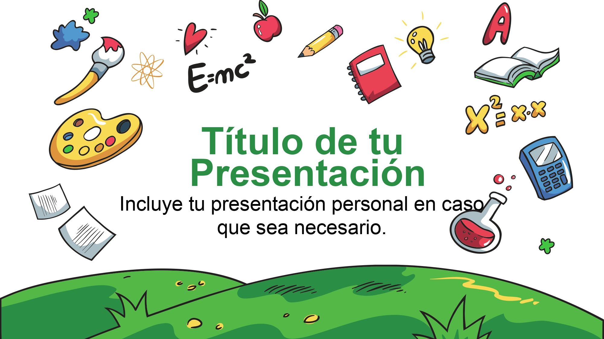 Niños en la Escuela Plantilla PowerPoint