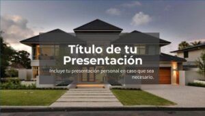 Casa Moderna Plantilla PowerPoint