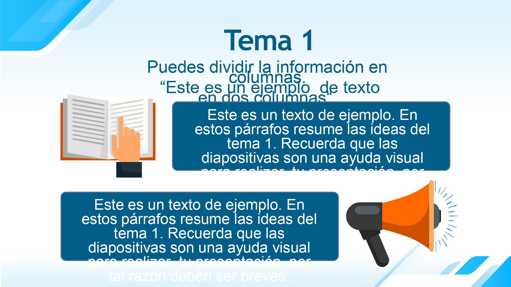 Objetivos de Negocio Plantilla PowerPoint