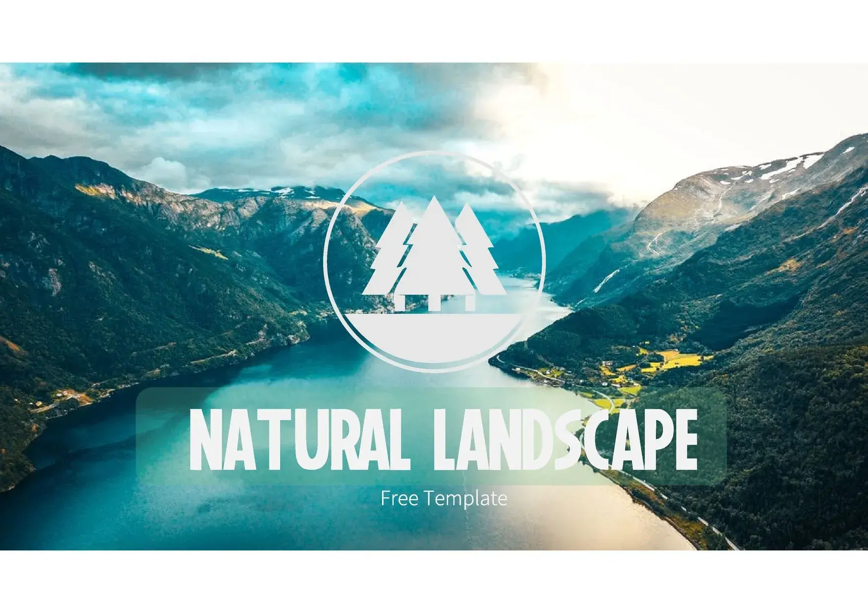 Plantilla PowerPoint de Paisaje Natural
