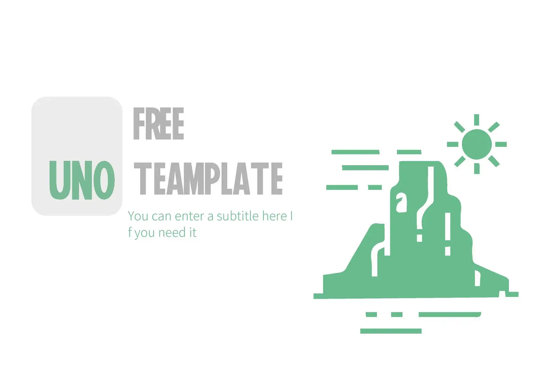 Plantilla PowerPoint de Paisaje Natural