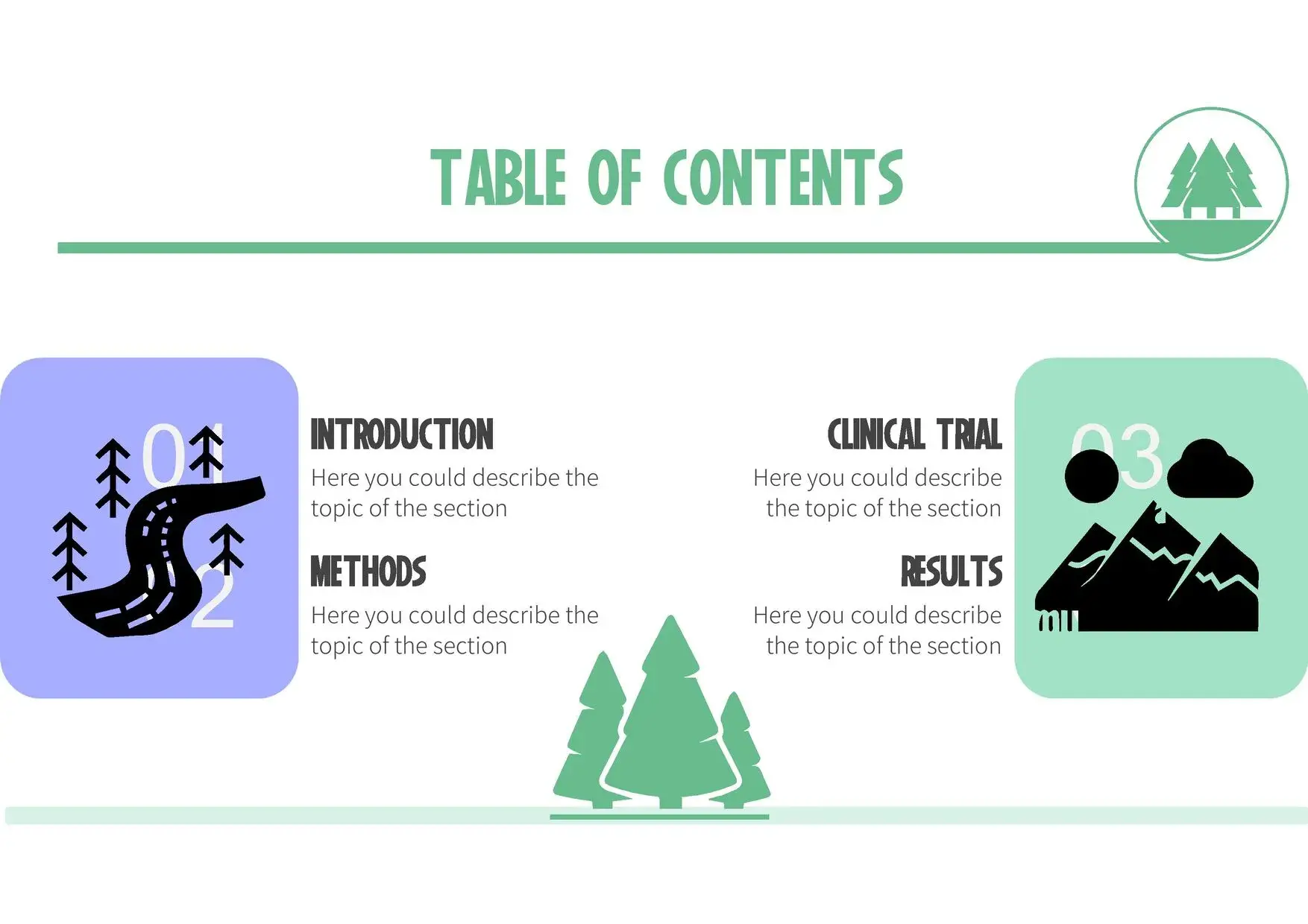 Plantilla PowerPoint de Paisaje Natural