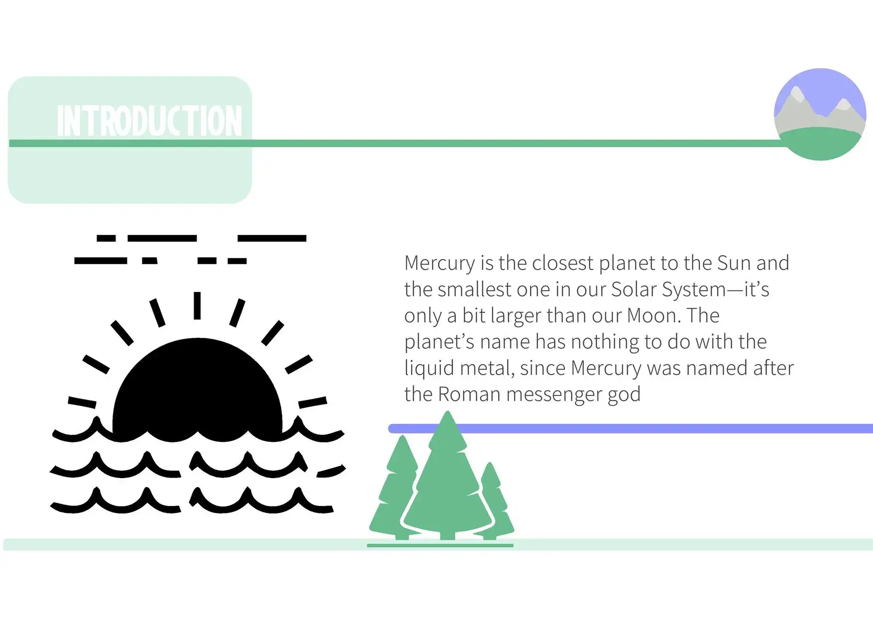 Plantilla PowerPoint de Paisaje Natural