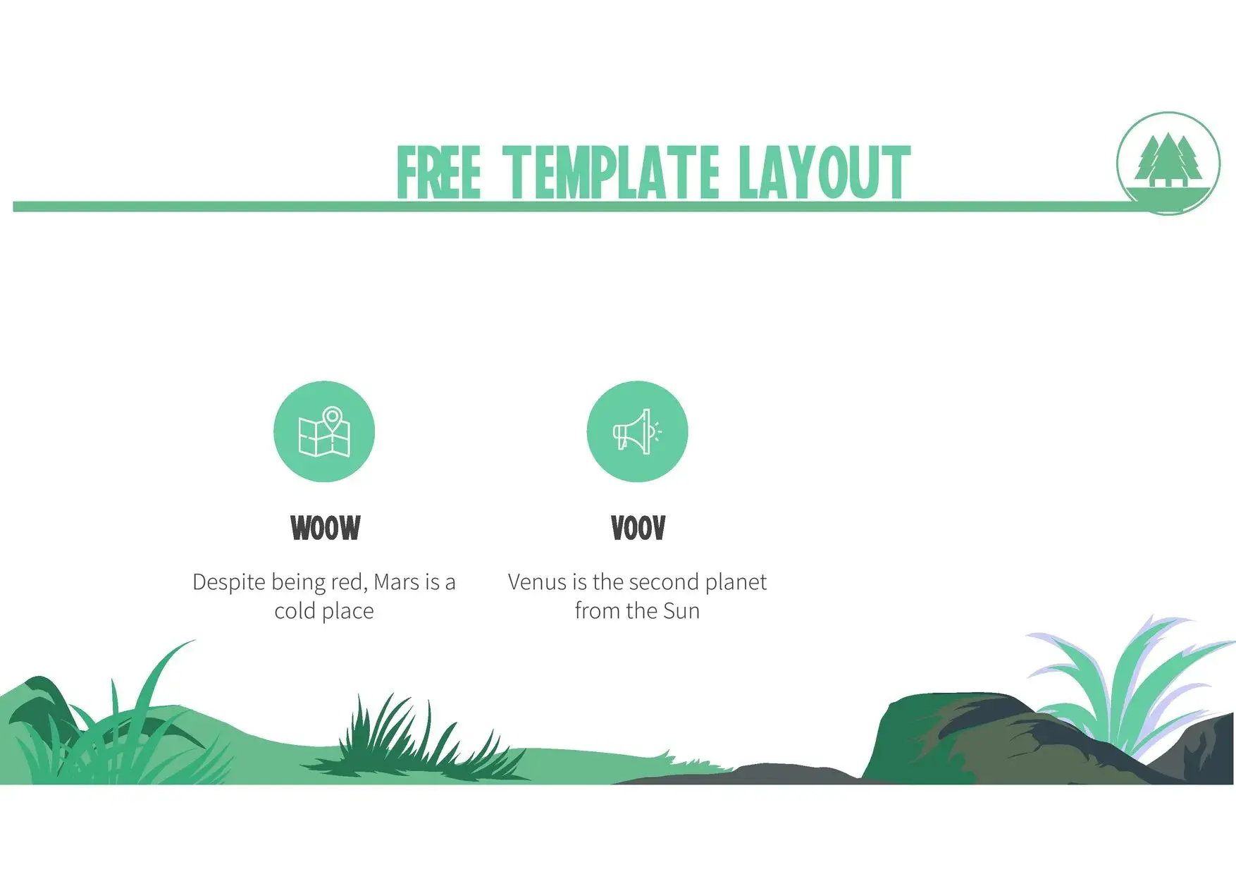 Plantilla PowerPoint de Paisaje Natural