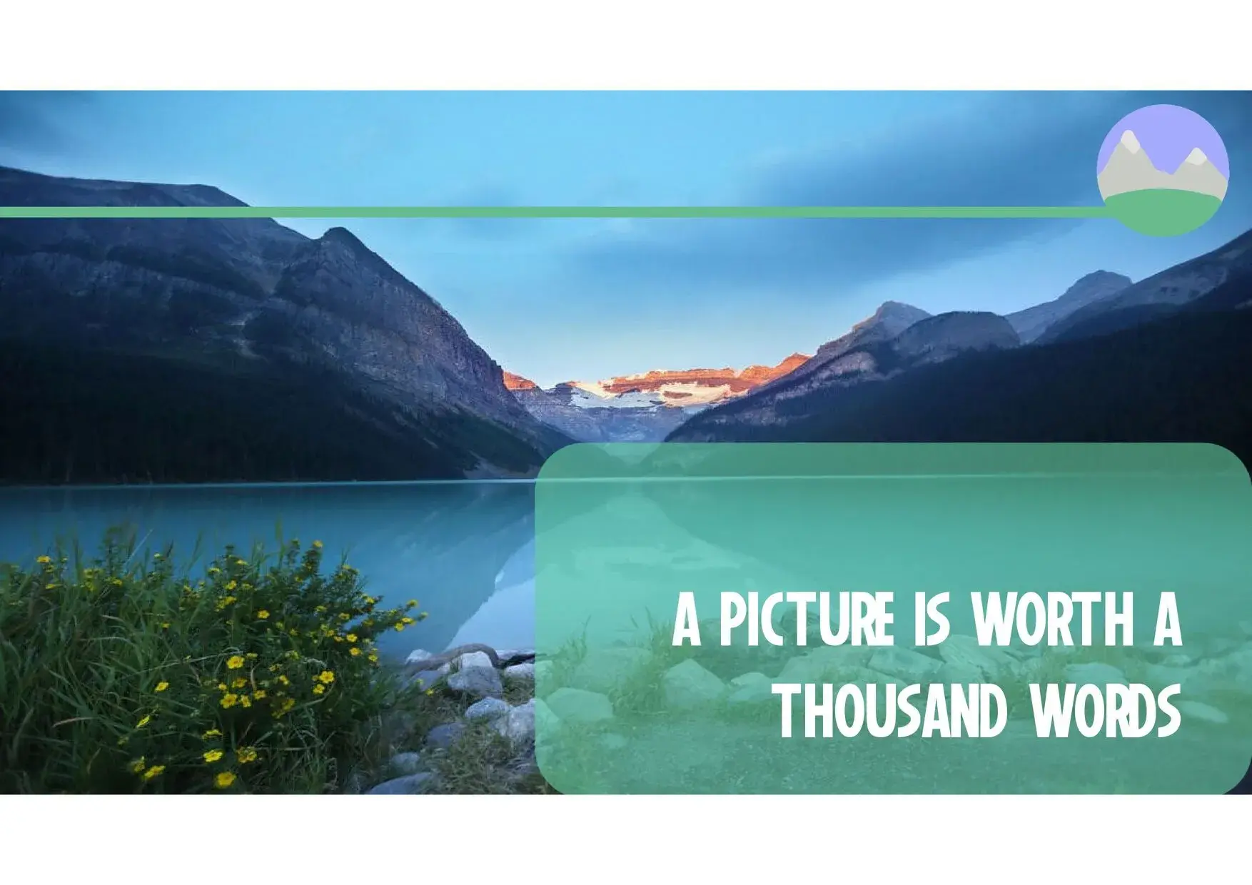 Plantilla PowerPoint de Paisaje Natural
