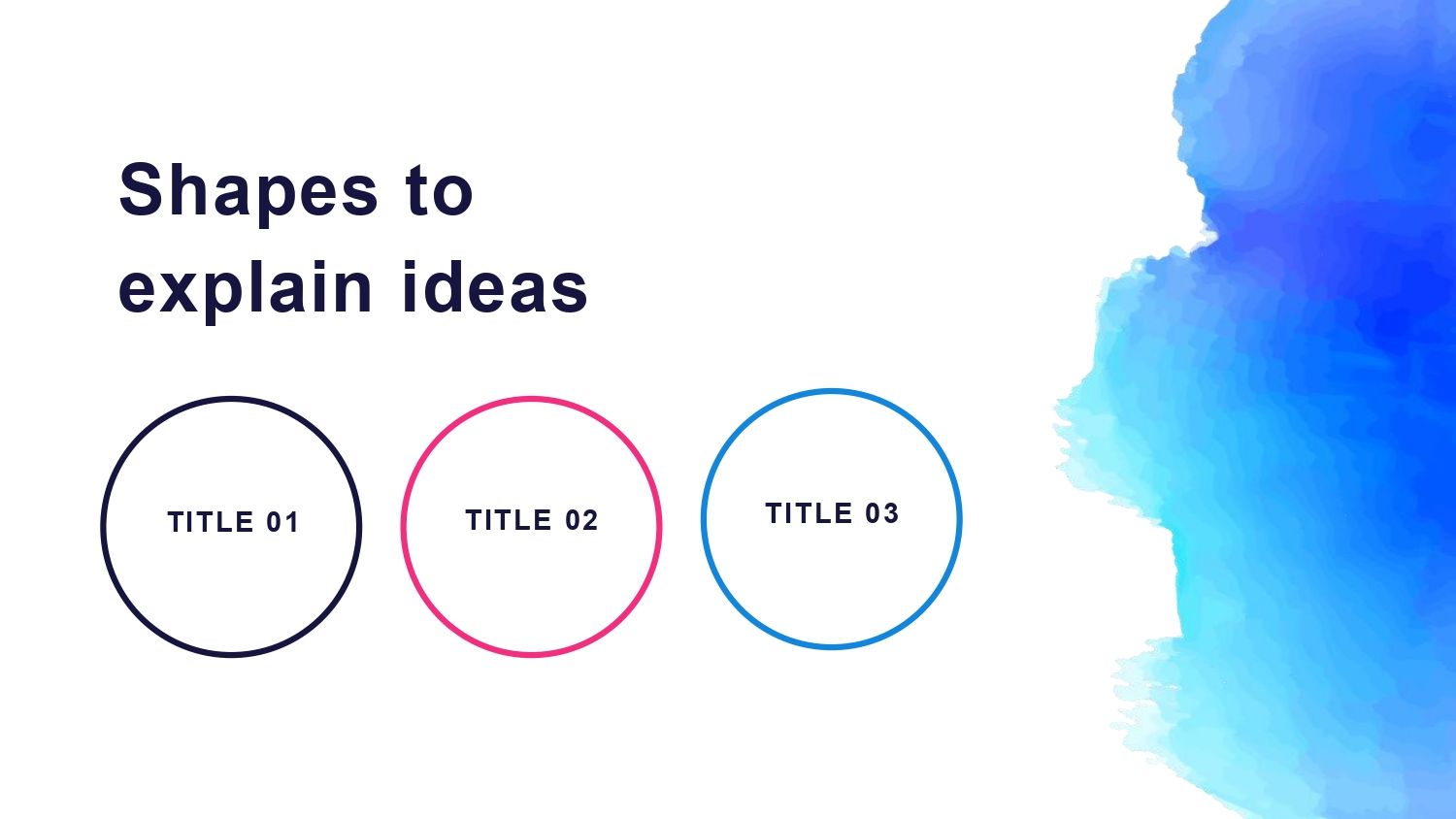 Plantilla PowerPoint Acuarelas de Colores
