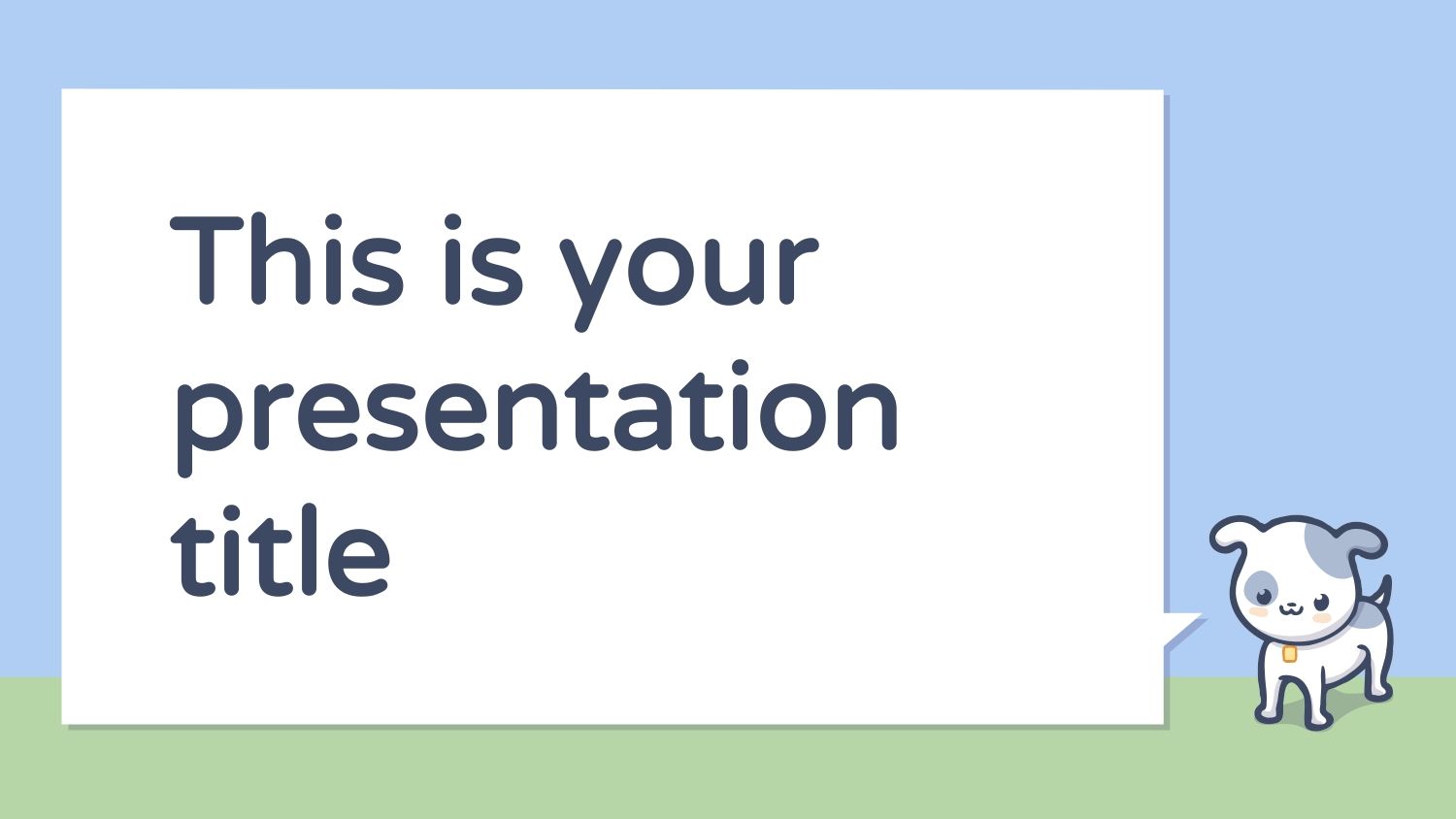 Plantilla PowerPoint Animales Animados