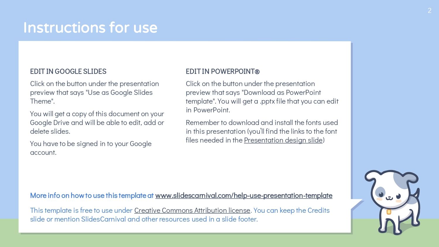 Plantilla PowerPoint Animales Animados