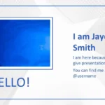 Plantilla PowerPoint Azul Formal