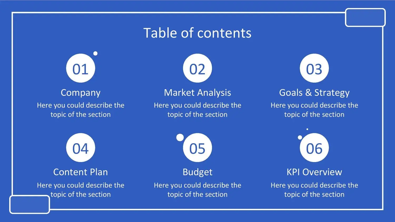 Plantilla PowerPoint Azul Formal