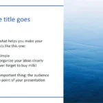 Plantilla PowerPoint Azul Formal