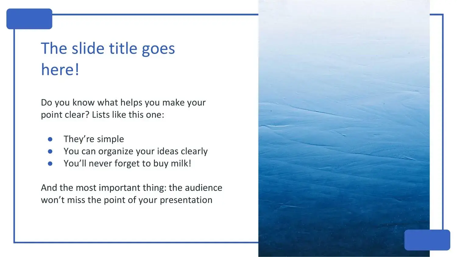 Plantilla PowerPoint Azul Formal