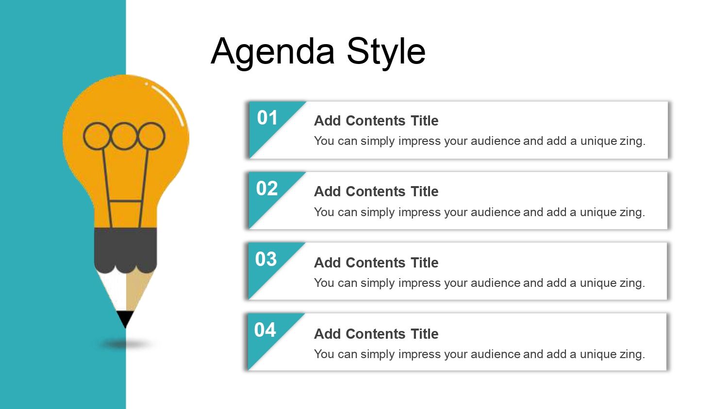 Plantilla PowerPoint Bombilla Creativa
