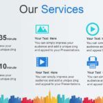 Plantilla PowerPoint Ciudad de Colores