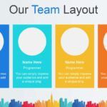 Plantilla PowerPoint Ciudad de Colores