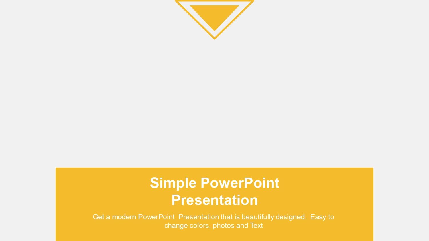Plantilla PowerPoint Ciudad de Colores
