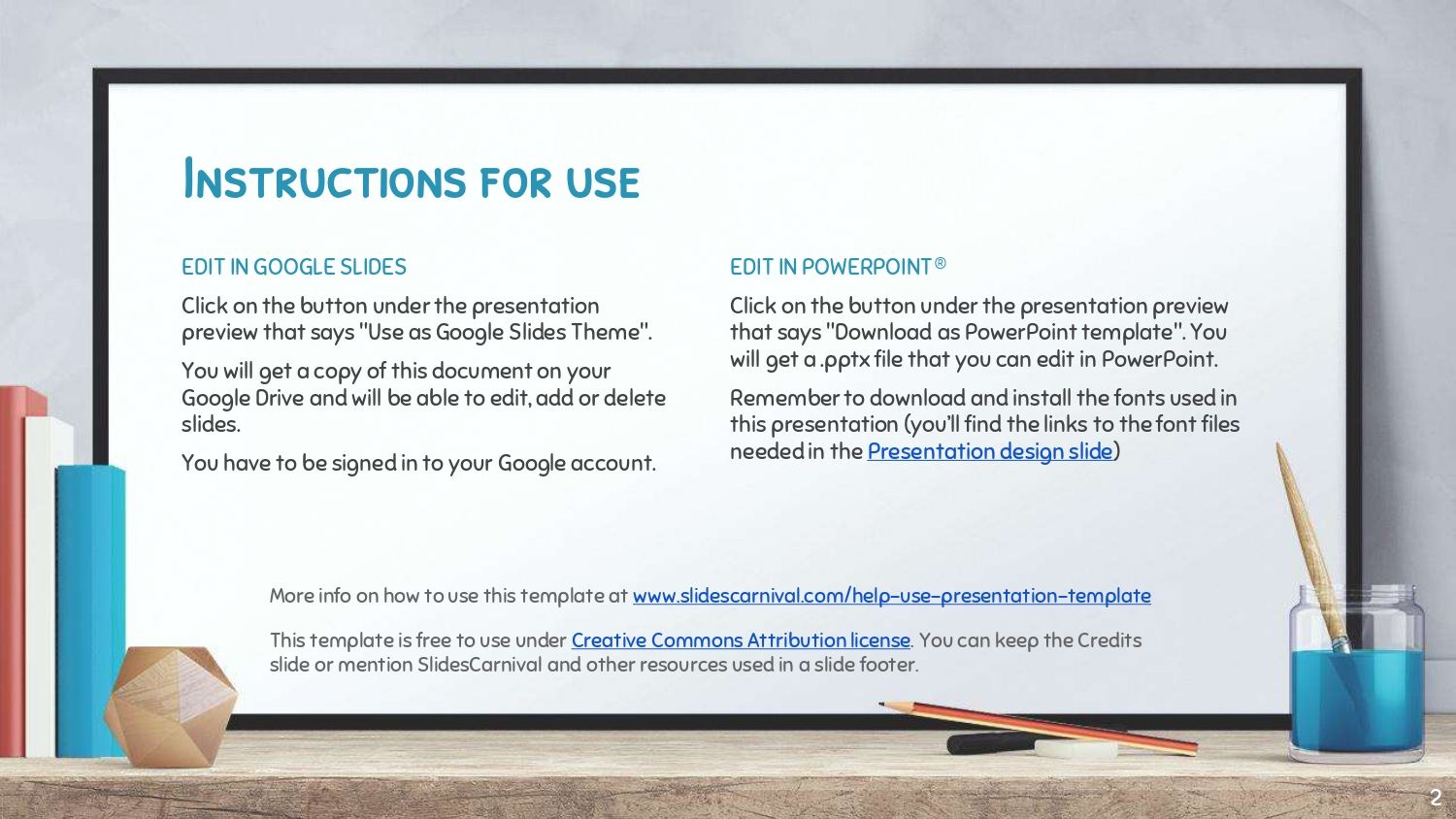 Plantilla PowerPoint Clases de Arte