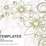 Diseño Floral Plantilla PowerPoint