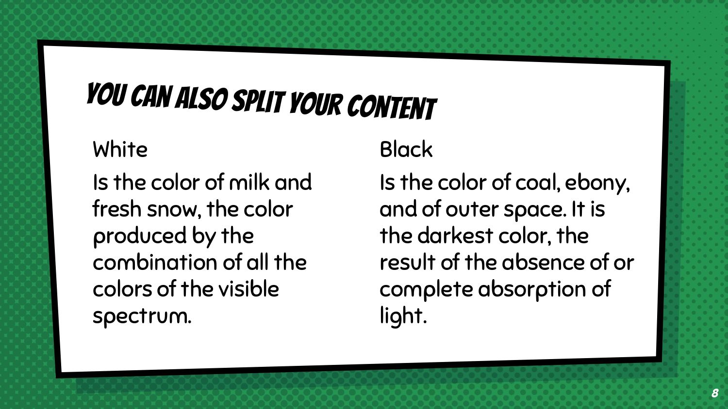 Plantilla PowerPoint Estilo Comic