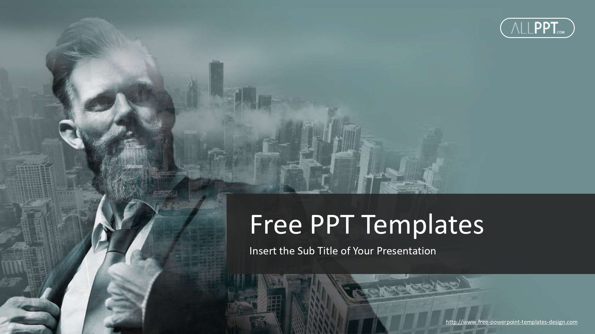 Plantilla PowerPoint Hombre de Negocios