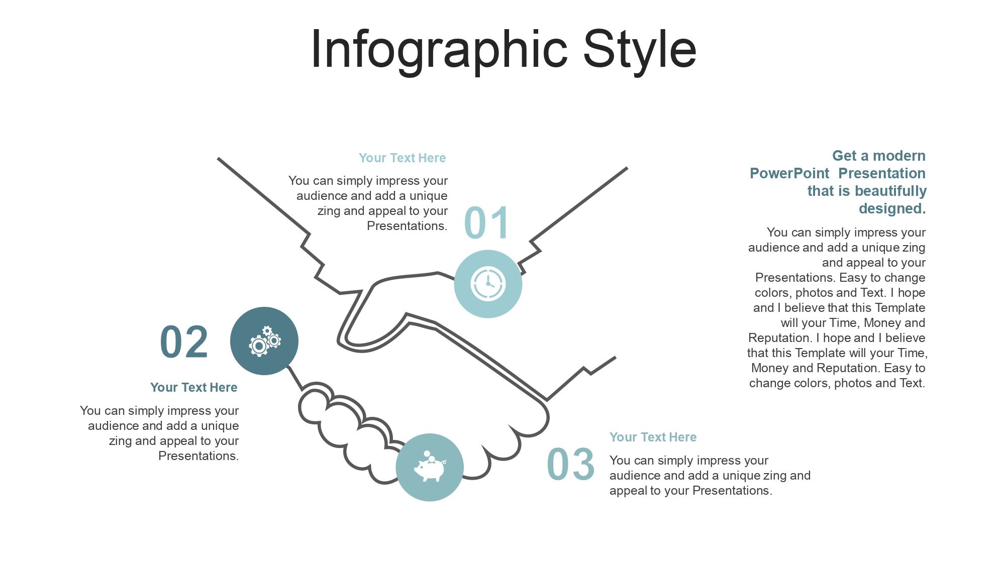 Plantilla PowerPoint Hombre de Negocios