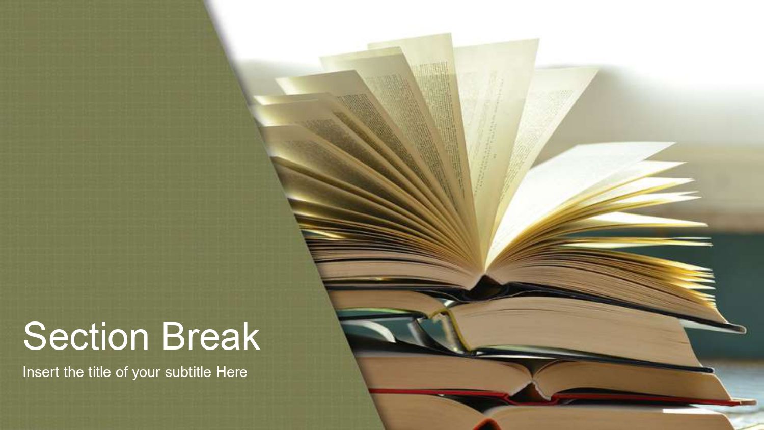 Plantilla PowerPoint Libro Antiguo
